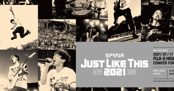 Amazon.co.jp: JUST LIKE THIS 2021 (DVD) : SPYAIR, SPYAIR: DVD