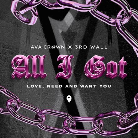 AVA CROWN x 3rd Wall<br>All I Got (Love, Need and Want You) Cover