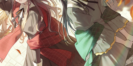 画伯ニッチェ・ルビン　絵画　「秋の恋空」 現代アートのEC・コミュニティ｜ArtSticker（アートスティッカー）