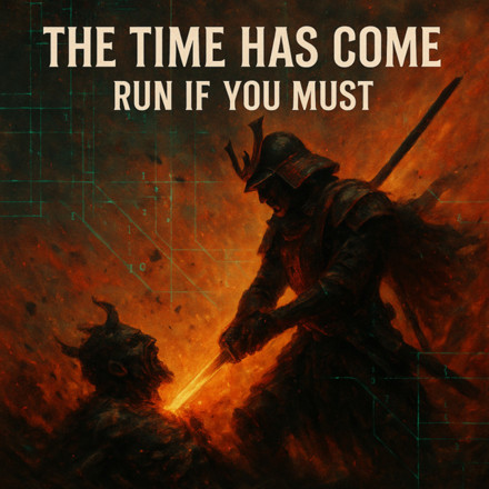 Cover art for The Time Has Come, Run If You Must!