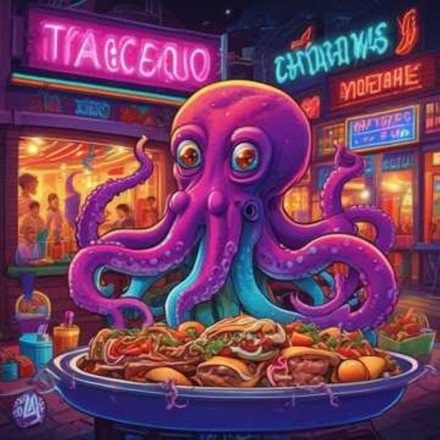 Cover art for Hammering Octopus's Rainbow Tacos